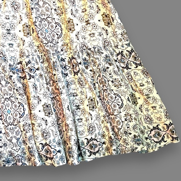 Roller Rabbit Odila Janni Dress Tiered Baby Doll Mini Pink Boho Print    Medium - Picture 7 of 11